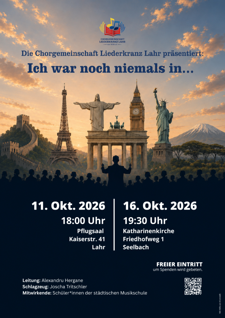 chorgemeinschaftposter konzert 2026